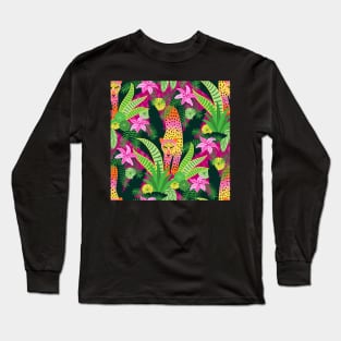 Leopards and Lilies Long Sleeve T-Shirt